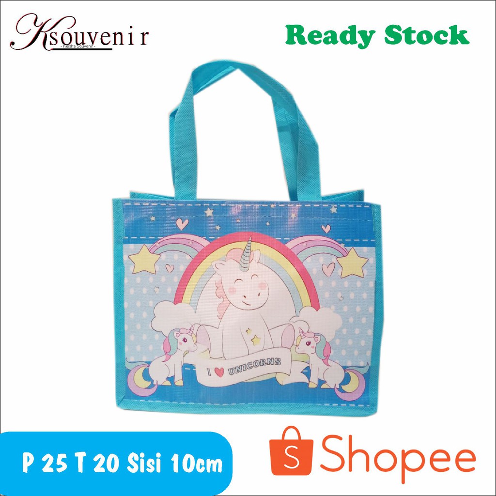 

tas souvenir ulang tahun goodie bag terlaris unicorn