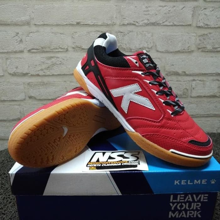 Sepatu futsal Kelme Precision Forte Red White Original