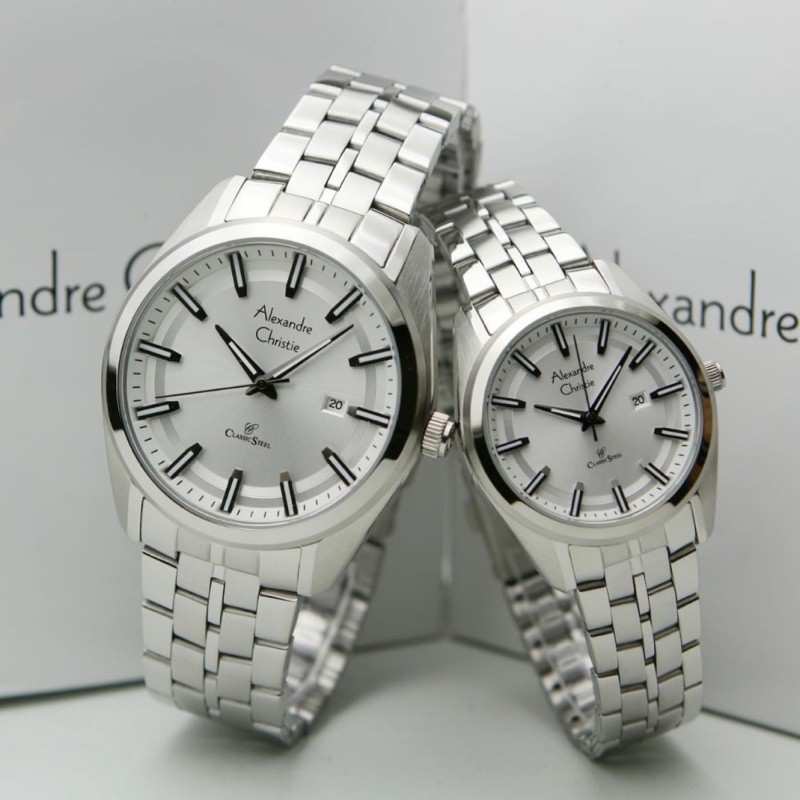 JAM TANGAN ALEXANDRE CHRISTIE AC 8637 AC8637 COUPLE ORIGINAL