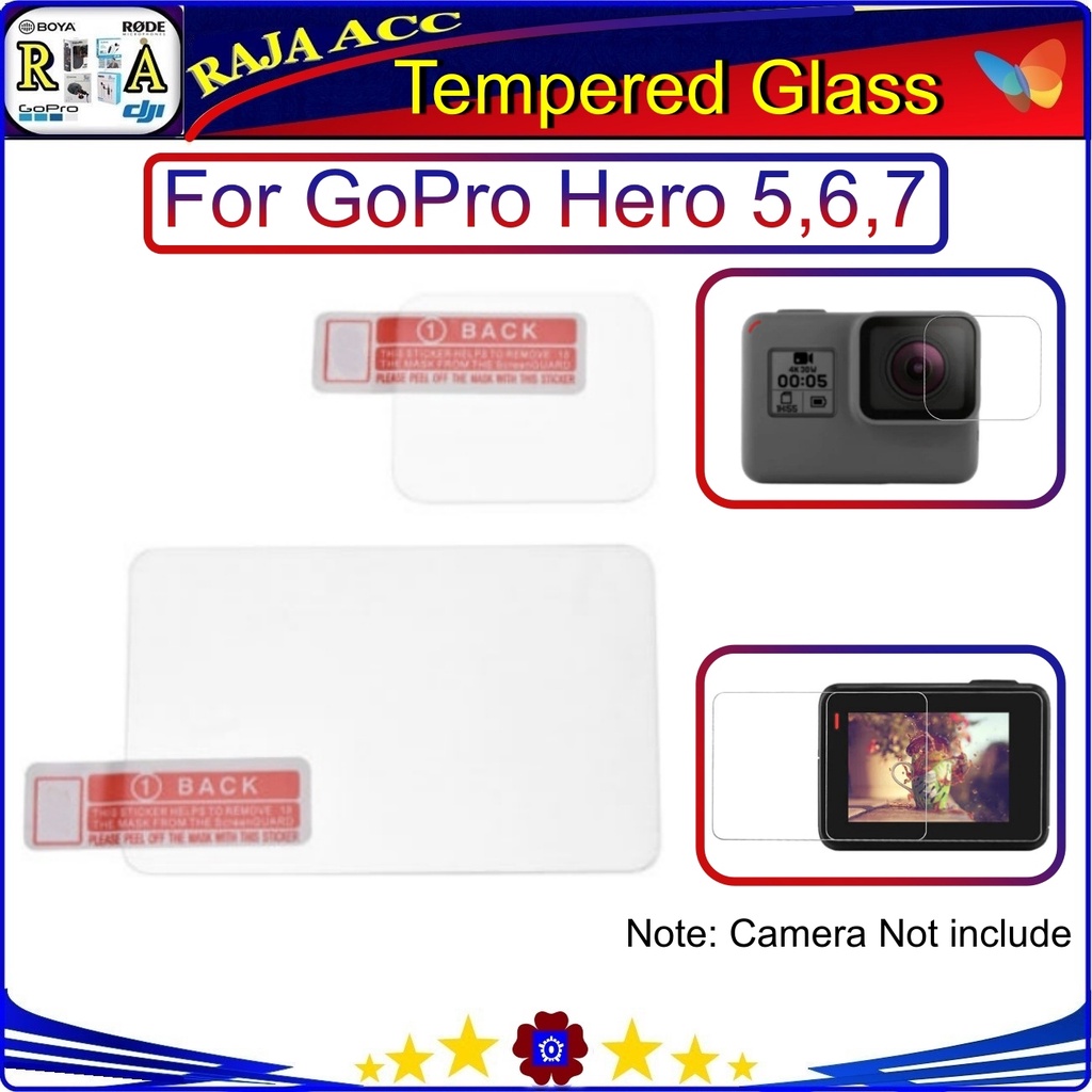 Tempered Glass / Anti Gores Gopro Hero 7, Hero 6, Hero 5