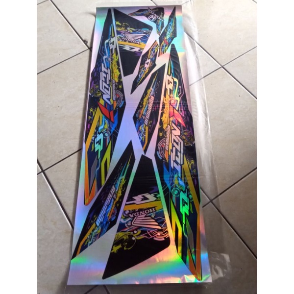 striping sticker beat fi 2013 2014 hologram