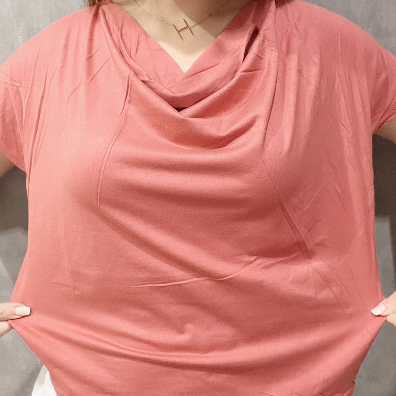 Ruched Short Sleeve Blouse | Atasan Wanita Korean Fashion | Maimon Grosir