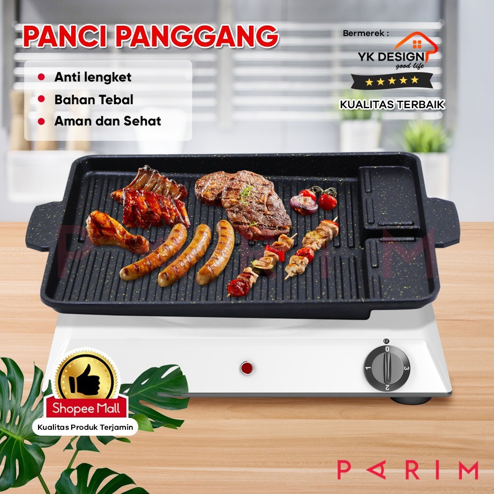 Alat Pemanggang Yakiniku Grill Pan Barberque Grill Pan BBQ Non-stick YK DESIGN YK-817