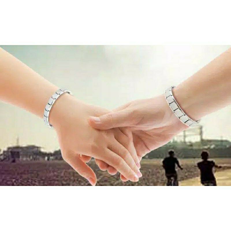 Gelang pria Stenlies stell Anti karat model per keren Fashion,aksesoris PREMIUM QUALITY IMPORT KOREA-3