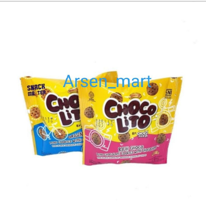 

Choco lito mini chocolate cookies 19gram original/ rich choco