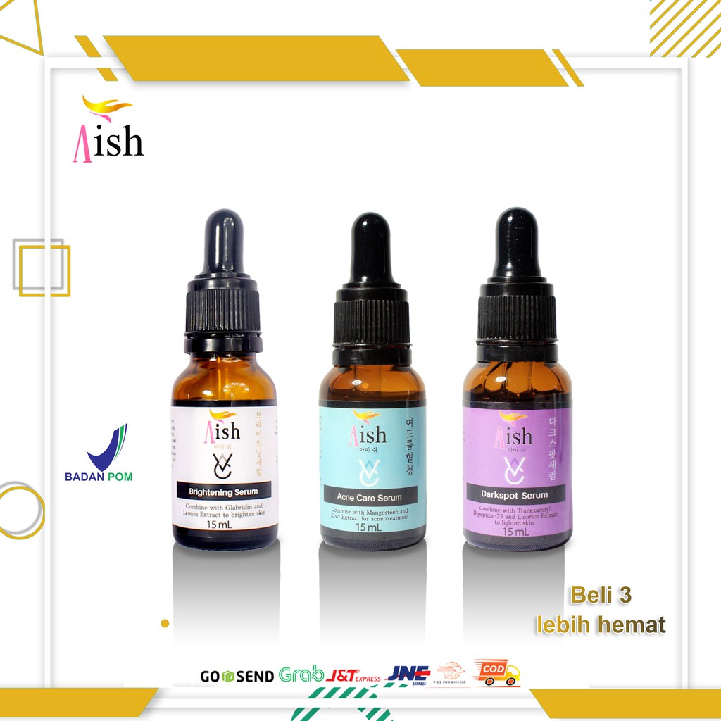 Aish Korean Beauty, Aish Serum Pria, Aish Serum Korea Ori, Aish Serum Penghilang Jerawat, Aish Serum