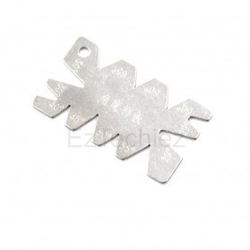 

Penggaris Sudut Kemiringan/ Template for Angle Gauge Measure Stainless Steel