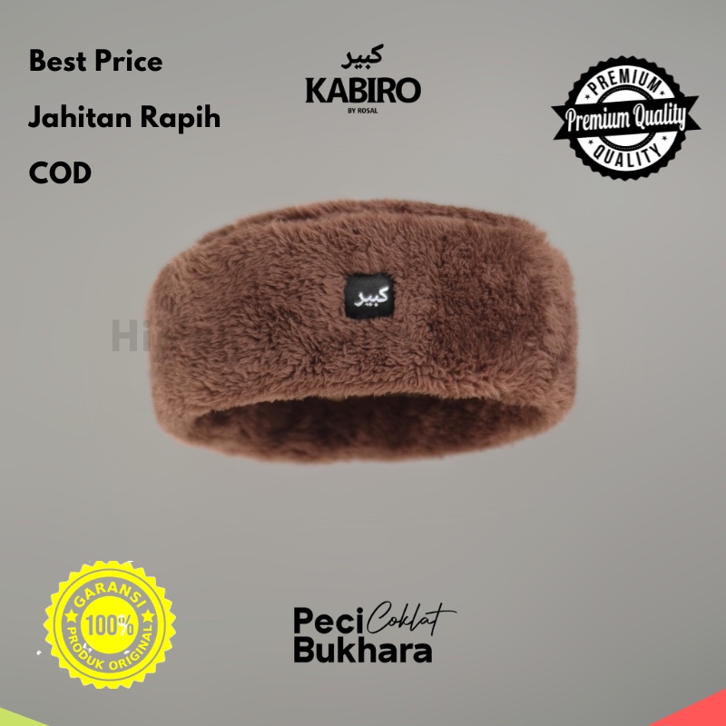 Peci Songkok Bulu - Peci Turki - Peci Bukhara - Peci Bulu Rusia - Topi Peci Bulu Maiyah Cak Nun ROSA