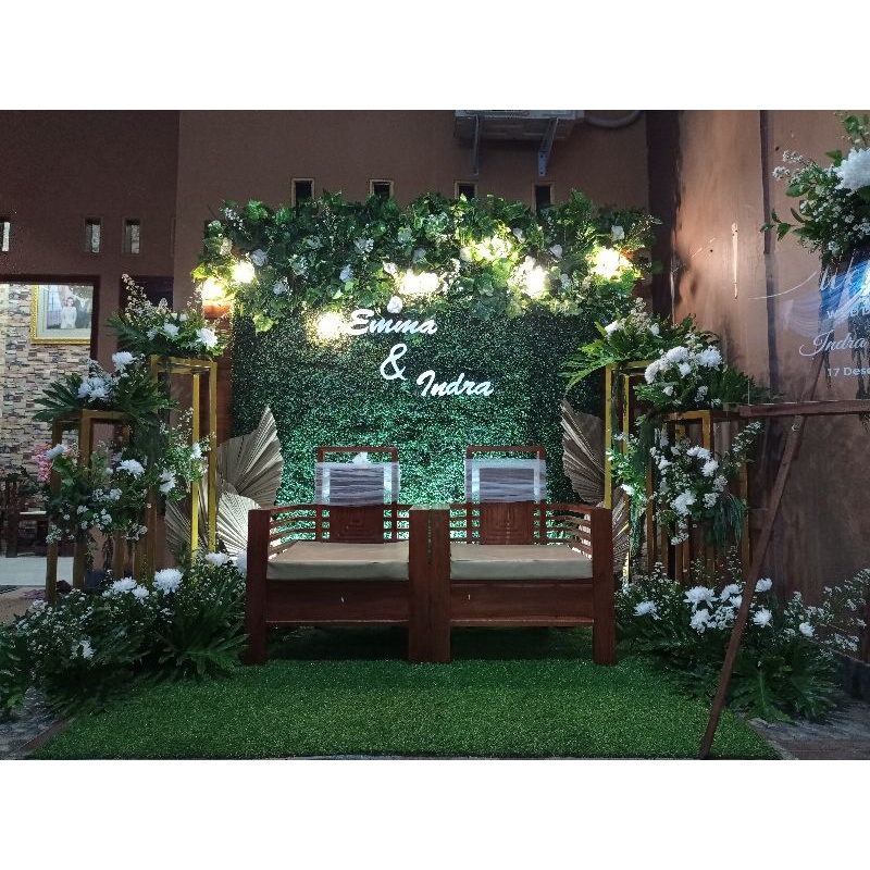 dekorasi enagement tunangan wedding pernikahan