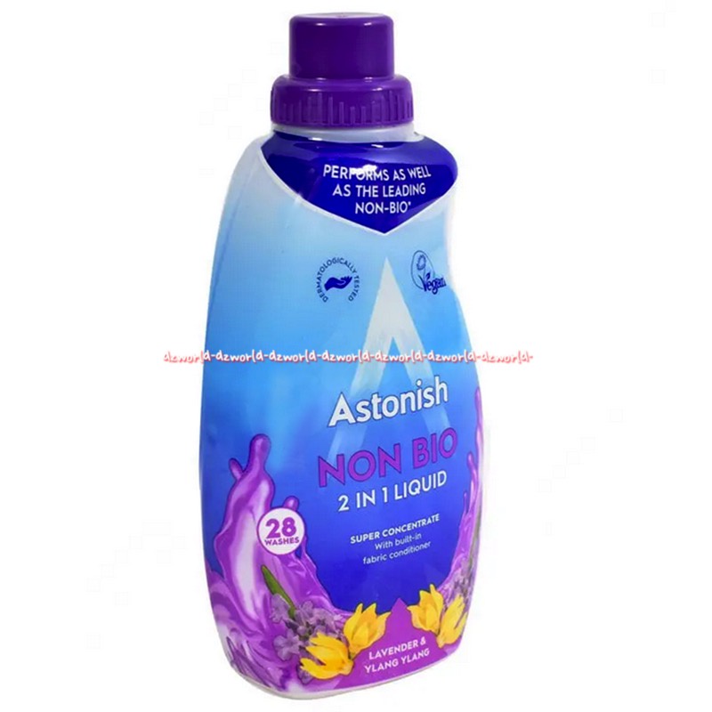 Astonish Non Bio 2in1 Liquid 840ml Sabun Cair Cuci Pakaian Baju Peony Lavender Tropical Papaya Astonis Lavender Ylang Peony Astonish Detergent Liquid Detergen Cair