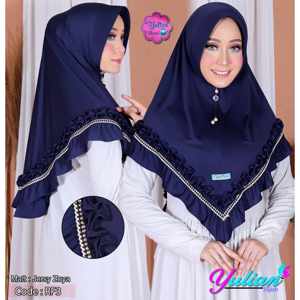 Yulian RF3 Daily Hijab Instant Jersey Zoya