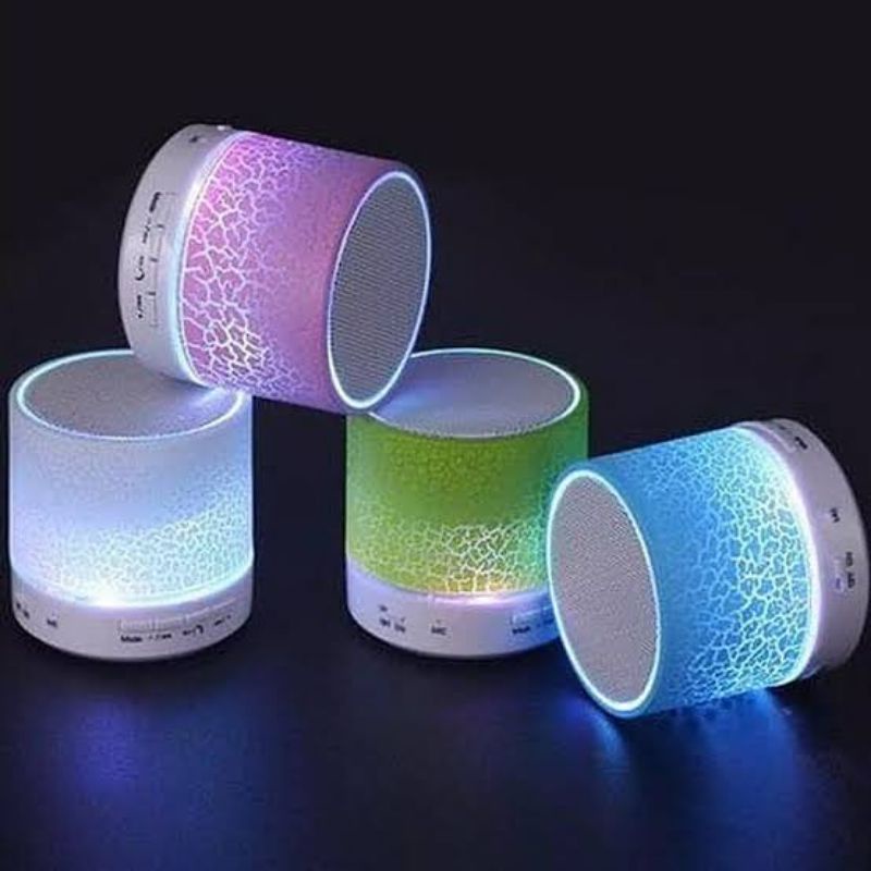 Speaker Bluetooth Music Musik Led Mini Portable Ceramic