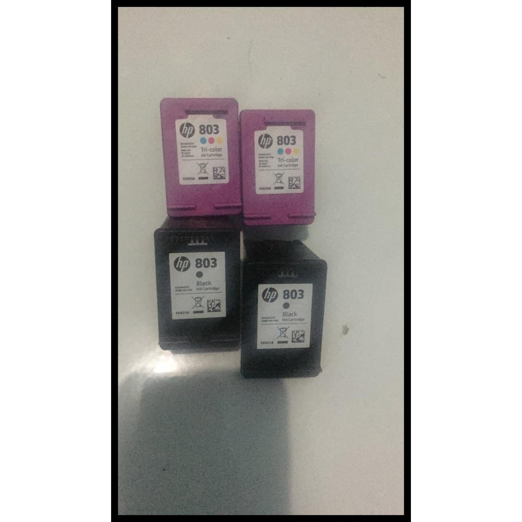 

Tinta Hp 803 Blcak Dan Color Siap Pake