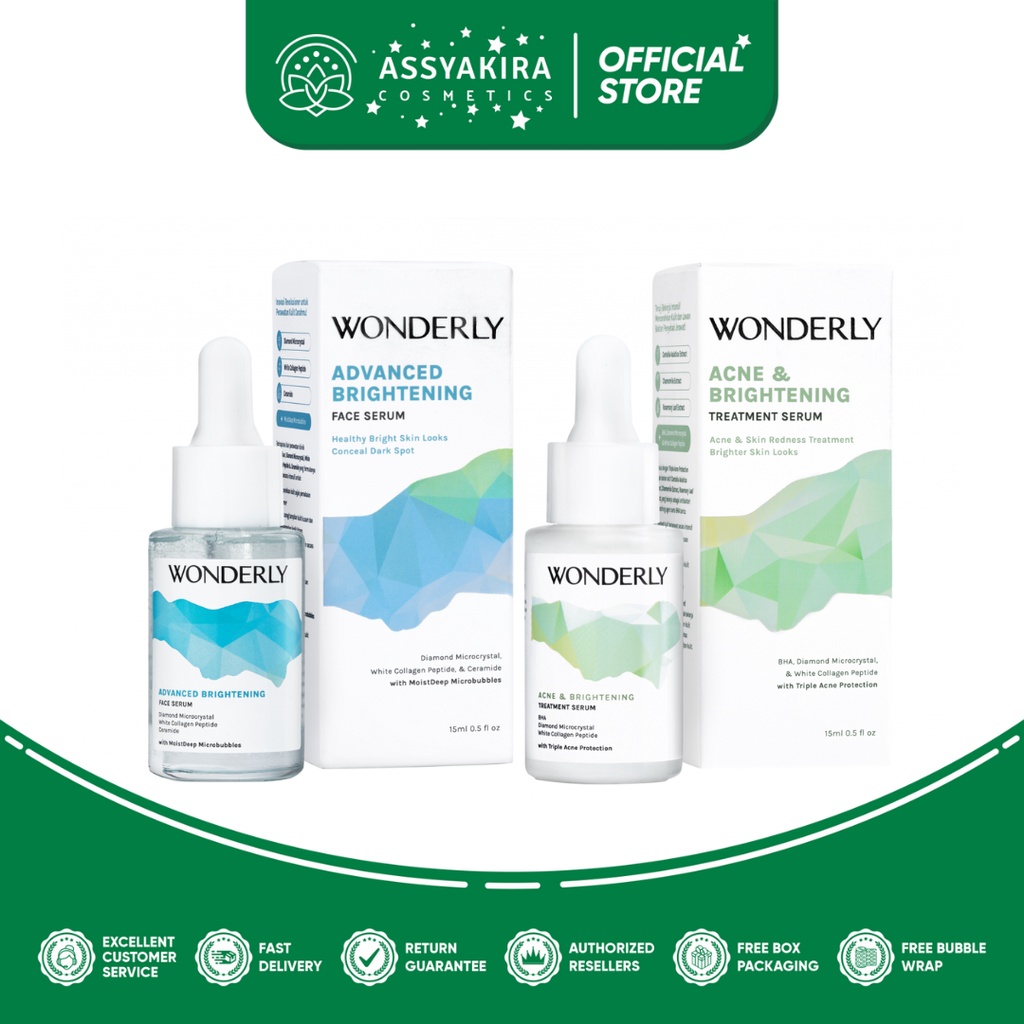 WONDERLY Advanced Brightening Face Serum | Acne &amp; Brightening Treatment Serum