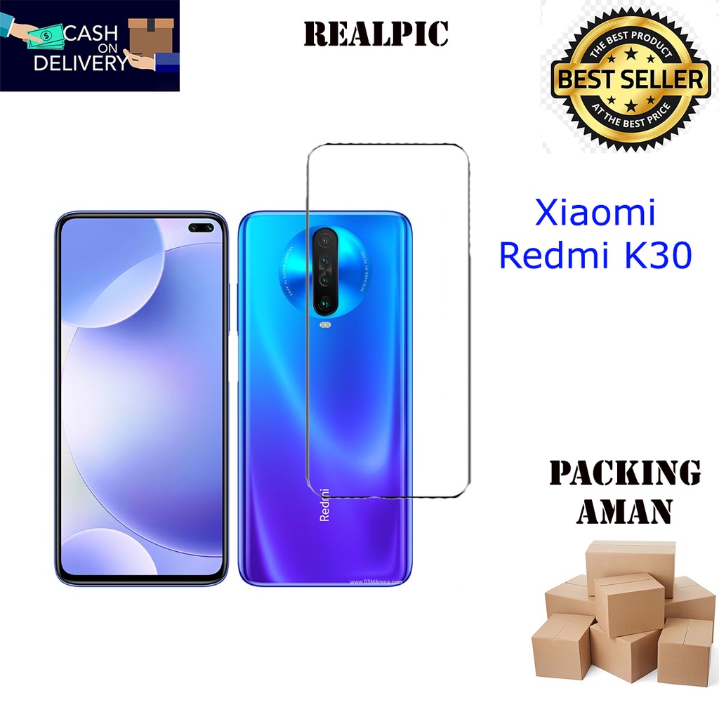 Tempered Glass Xiaomi Redmi K30 Screen Protector Anti Gores