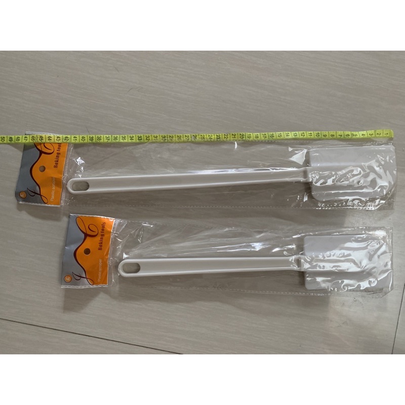 solet panjang long handle plastic scraper spatula plastik 41cm dan 34cm