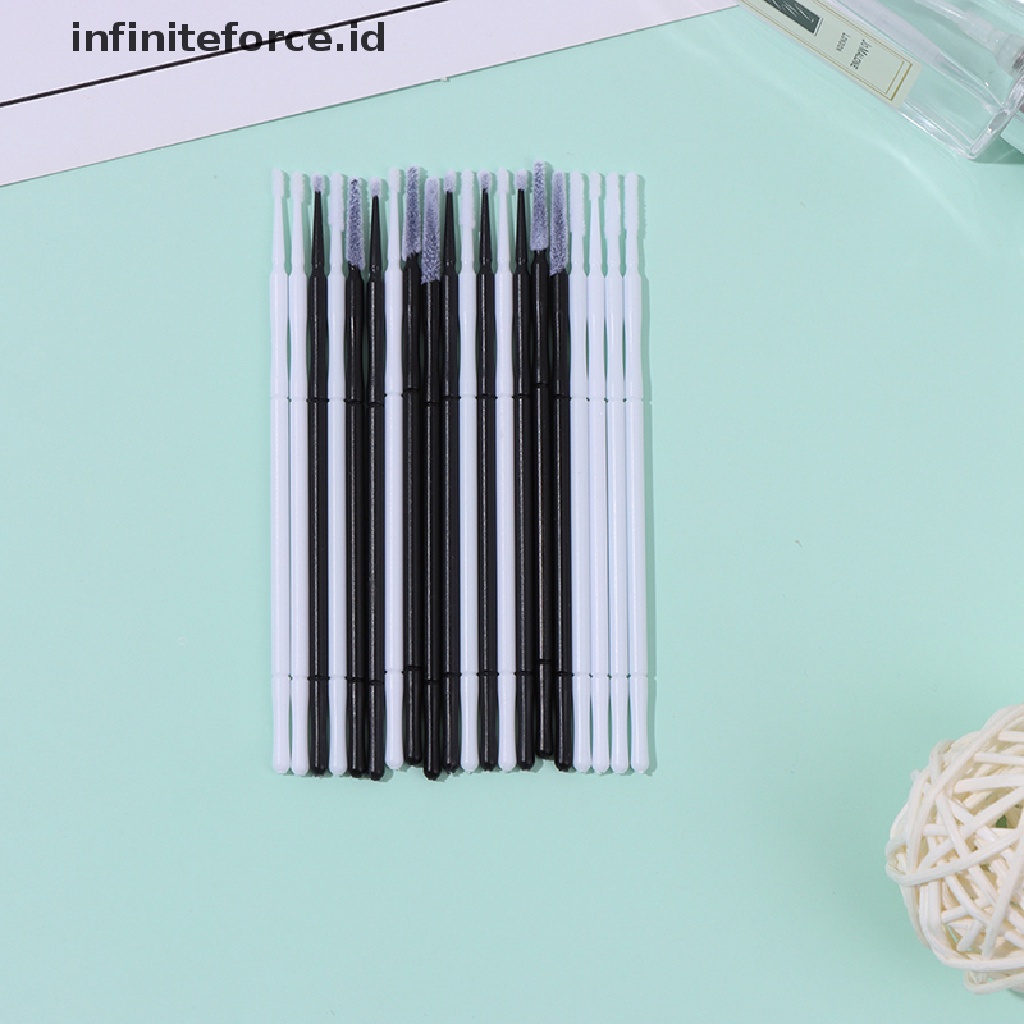 (Infiniteforce.Id) 100pcs / Set Brush Maskara Sekali Pakai Untuk Makeup / Kosmetik Wanita