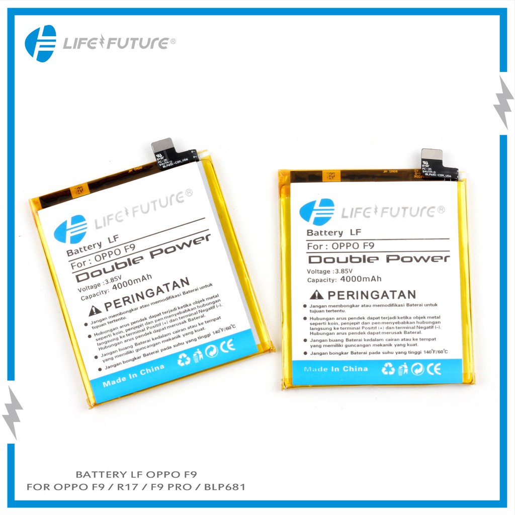 BATERAI - BATRAI - BATTERY Oppo F9 / Baterai Oppo R17 / Baterai Oppo F9 Pro / Baterai Oppo BLP681 Li