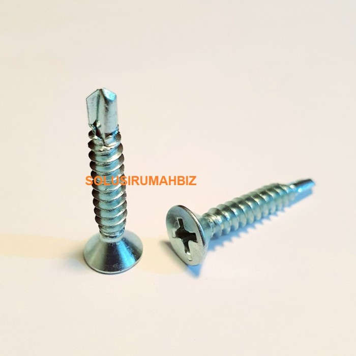 SEKRUP SDS FH 8x32 Skrup Roofing Flat Head Self Drilling Screw 8 X 32