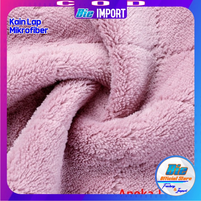 Kain Lap Mikrofiber Size 25 x 25 Cm Premium Import Best Seller