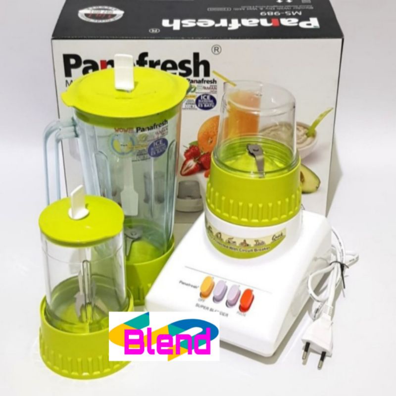 Panafresh Blender 3 in 1 -989- Gelas MIKA Gilingan Bumbu Kering-Basah