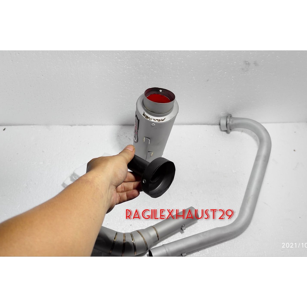 Knalpot racing pro liner tr 1 short Vixion satria Fu  GSX Tiger verza thander R15 CBR cb Megapro ninja xraber cbr150 r CBR thailand-1