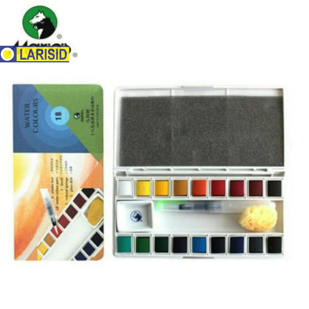 

MARIES WATERCOLOR 18 WARNA POCKET BOX