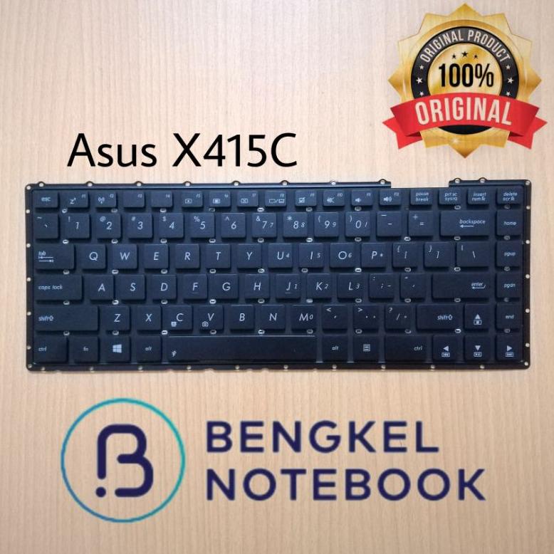 Keyboard Asus X415C X451C X455L A45A A456U X453SA X453MA X454L Black Kabel Pendek Model Enter Lurus
