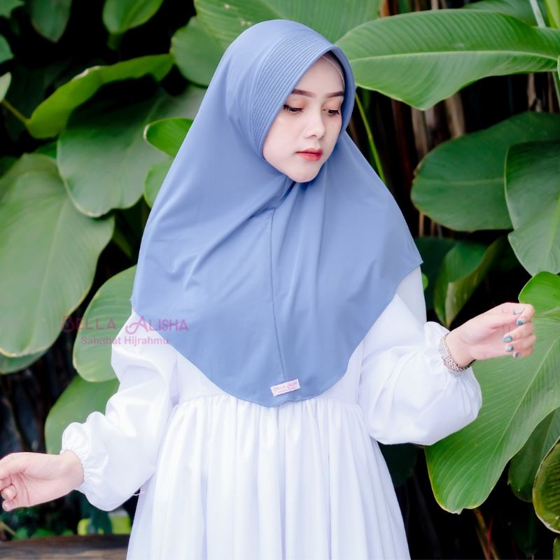 Jilbab Bergo Ceisya Plain Sport Size S Spandek Jersey Premium Daily Pet
