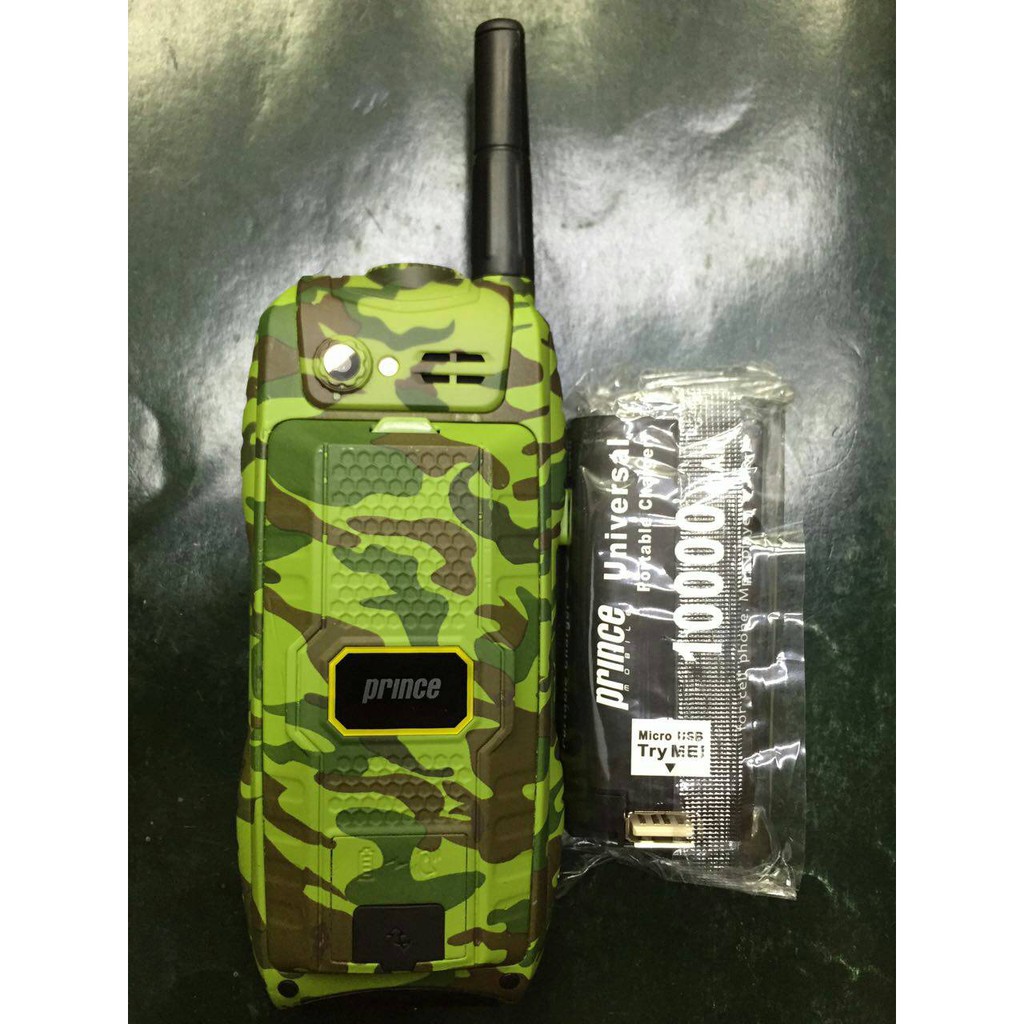 Terlaris Prince PC 9000 Hijau Army Loreng Special Edition HP Powerbank 3 sim