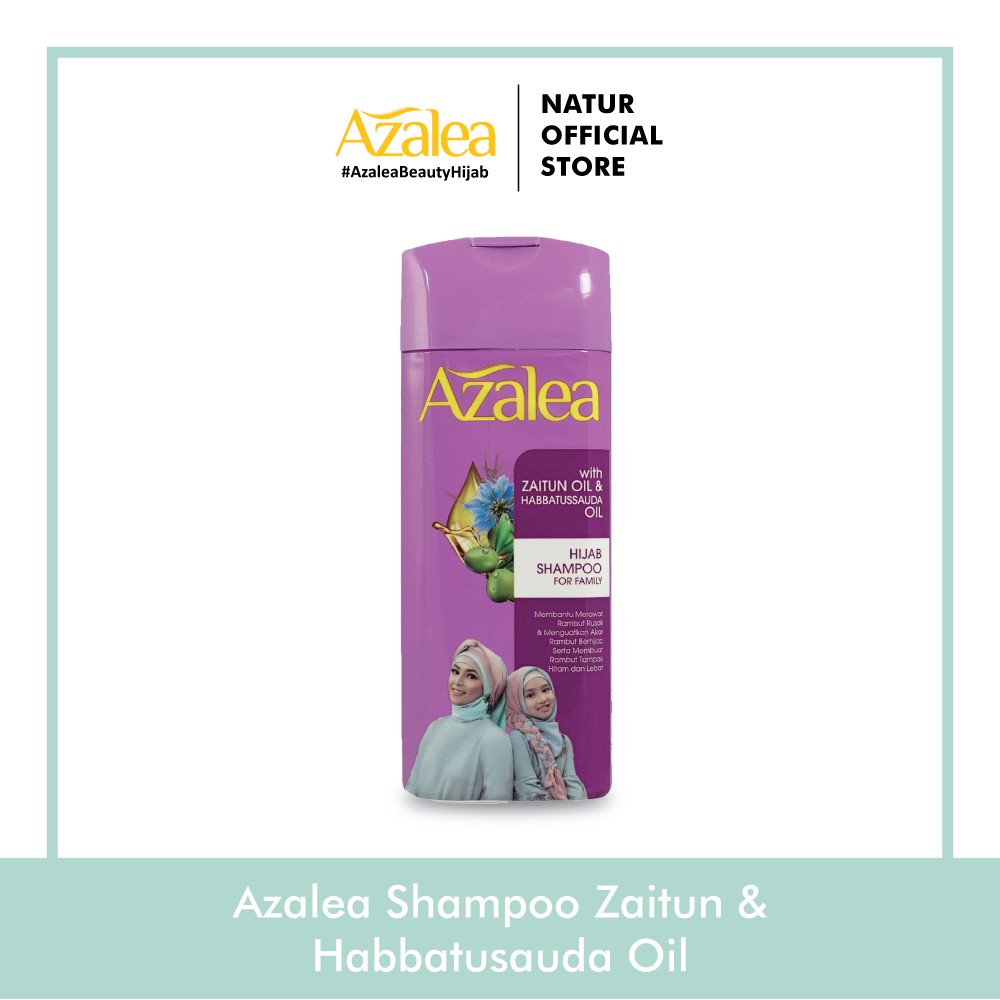 Azalea Shampoo with Zaitun Oil &amp; Habbatussaudah Oil (Family Shampoo Hijab)