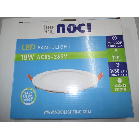 Lampu Panel LED Slim 18 Watt Sinar Kuning 3000K