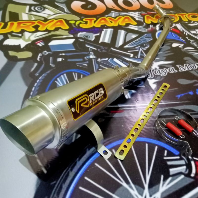 Cuci Gudang  Knalpot Racing Rcb Jupiter Z,Robot,Burhan,Vega R,New,Zr,Supra