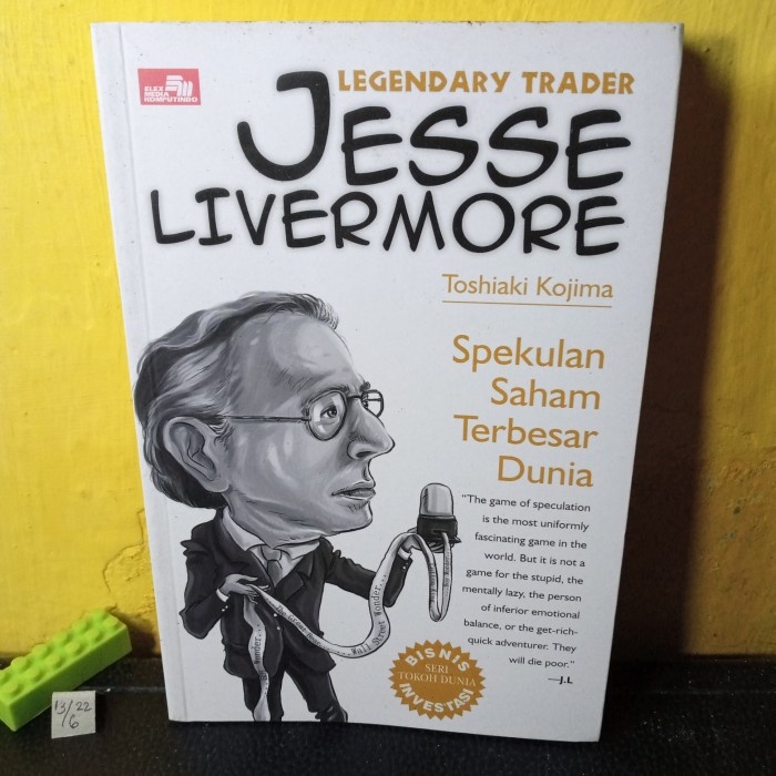 komik jesse livermore investasi spekulan saham terbesar dunia 170 hal