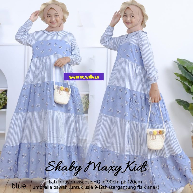 Gamis Kids | Shaby Maxy Kids Ori By Unique Sancaka