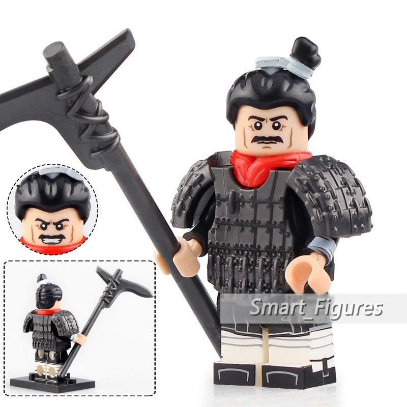 Mainan Action Figure Minifigures First Emperor of Qin Elite Kuno China Qin Soldiers KT1088