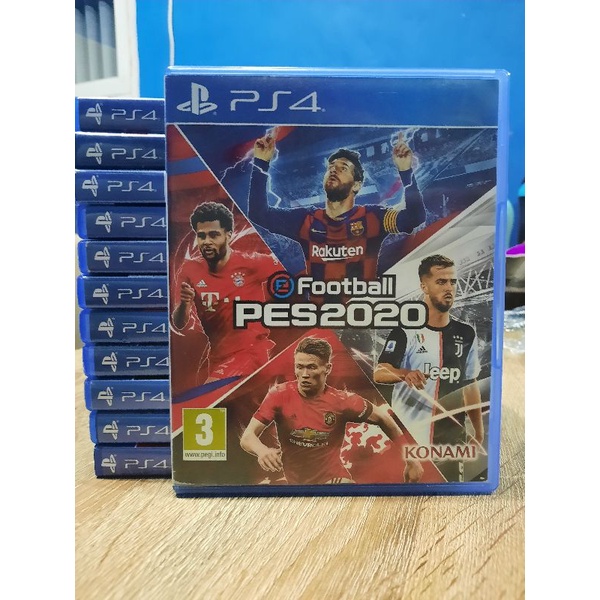 kaset bd game bola ps4 pes 2020 reg 2 bekas