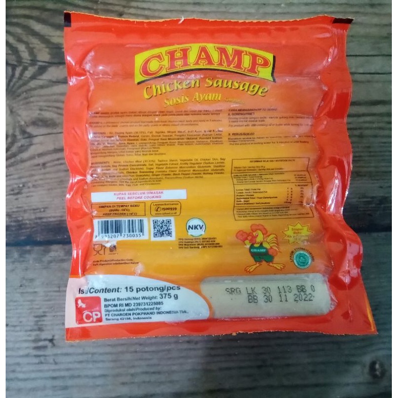 

Champ Sosis Ayam 375gr