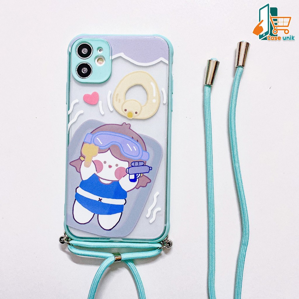 SS171 case Slingcase Tali Lanyard Oppo A9 A5 2020 A31 A8 A52 A92 A53 A33 Reno 4 4f A15 A1K CS2535