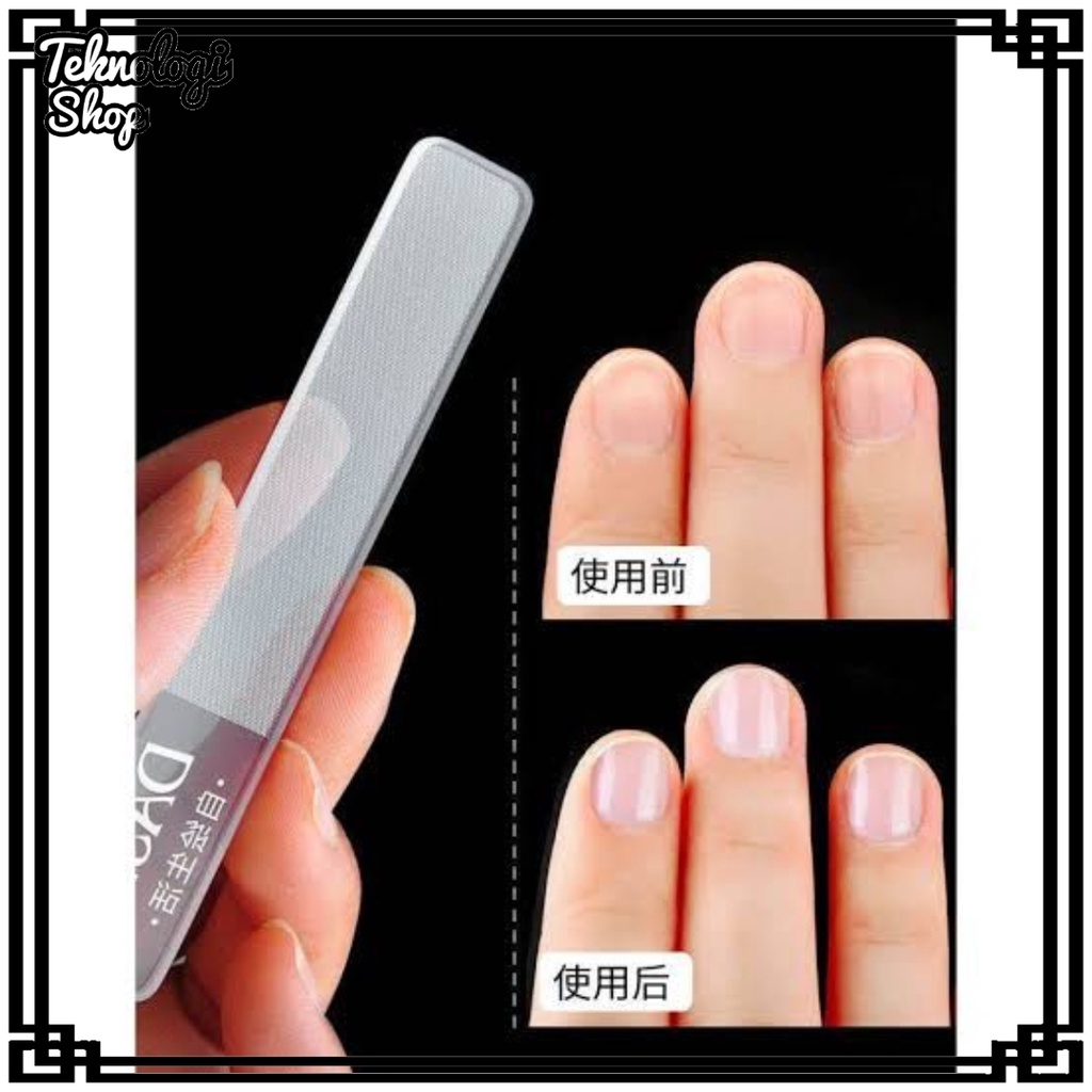 Kikir Kuku Glass/ Buffer Kuku/ Pengkilat Kuku Untuk Manicure dan Pedicure