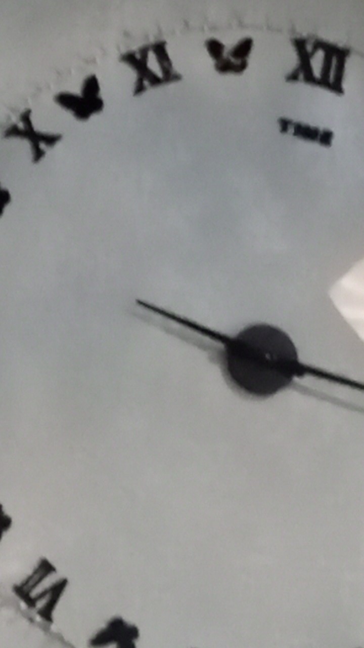 Jam Dinding 3d Diy Giant Wall Clock 120cm Butterfly Kupu-kupu Black