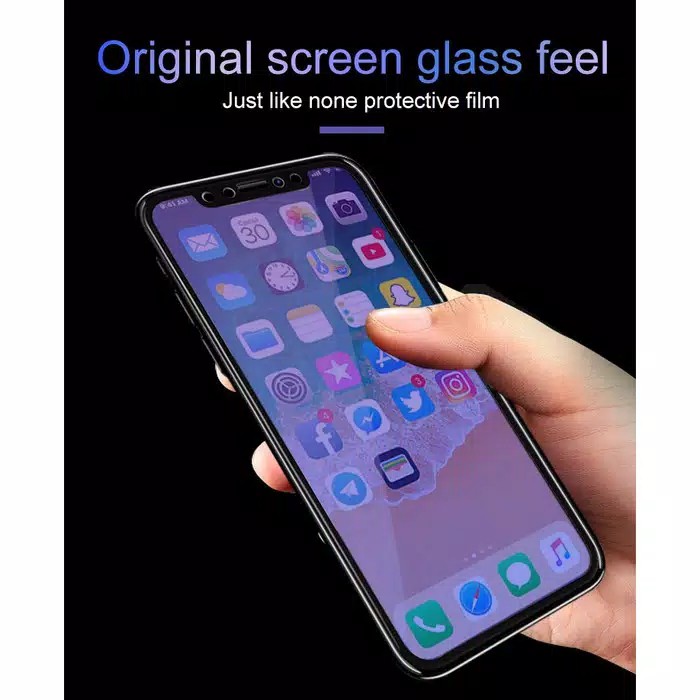 Tempered Glass Full Anti Blue Light/Radiasi Iphone 6 6+ 7 7+ 8 8+ X Xs Xr Xs Max Tg