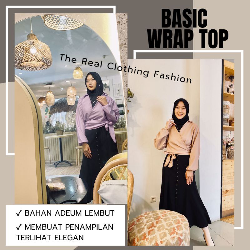 [READY] COD WRAP TOP CARDY KEMEJA LENGAN PANJANG PREMIUM/ WRAP TOP CARDY OUTER