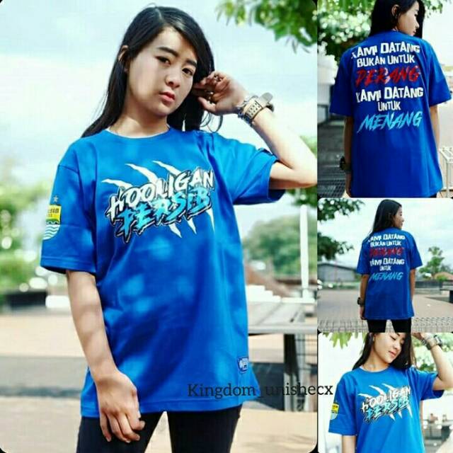 (COD) KAOS BOBOTOH PERSIB BANDUNG HOOLIGAN PERSIB ORIGINAL UNISHECX