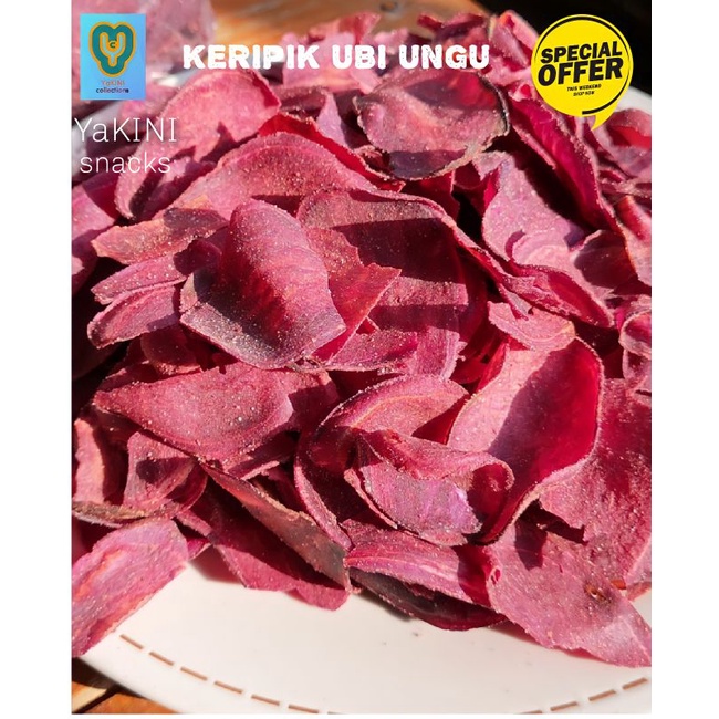 

Keripik Ubi Ungu Kriuk Enak 250gr