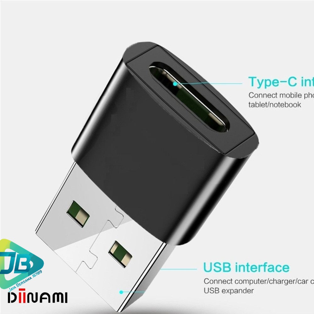 DM-G02 DIINAMI sambungan tipe c ke usb OTG USB Type C Female to USB A Male Adapter Converter Connector JB5896