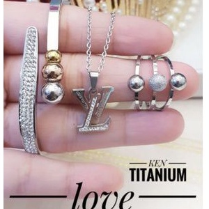 TiTanium set perhiasan wanita t739