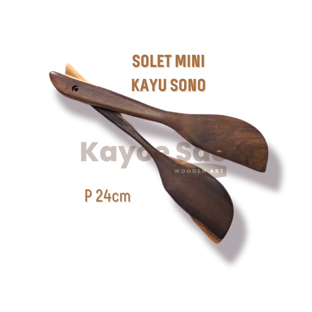 SOLET KAYU MINI // SOLET KAYU SONO MINI // SPATULA KAYU