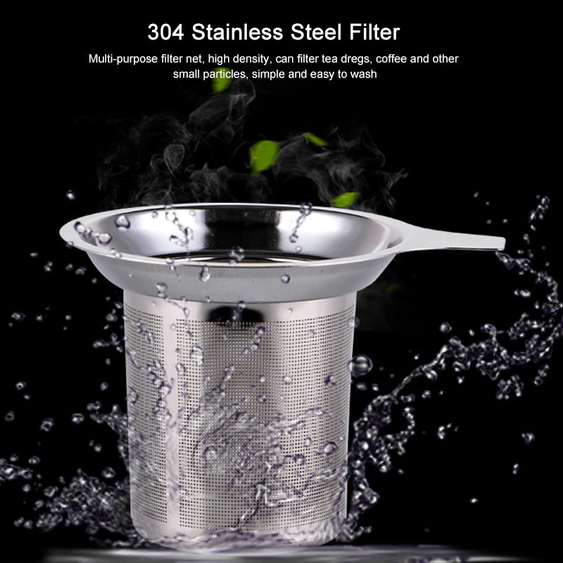 Filter Saringan Teh Reusable Tea Infuser Strainer Stainless Steel - WLC367