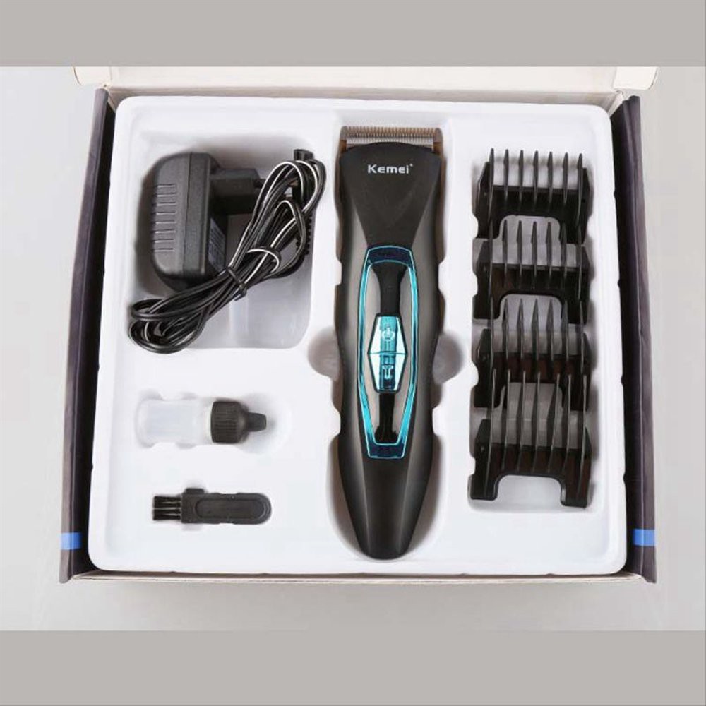 Clipper KEMEI KM-4003 Alat Cukur Waterproof Mesin Cukur Rambut Cas